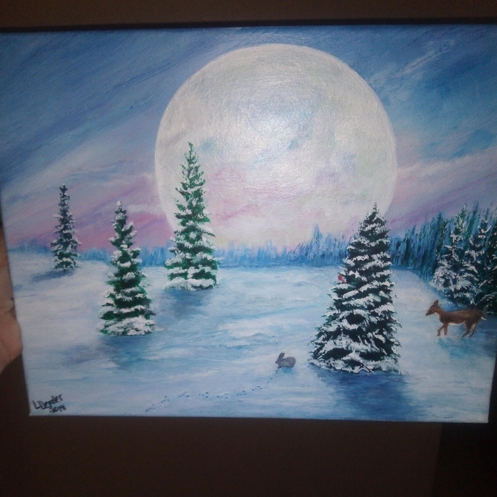 Acrylic painting on canvas